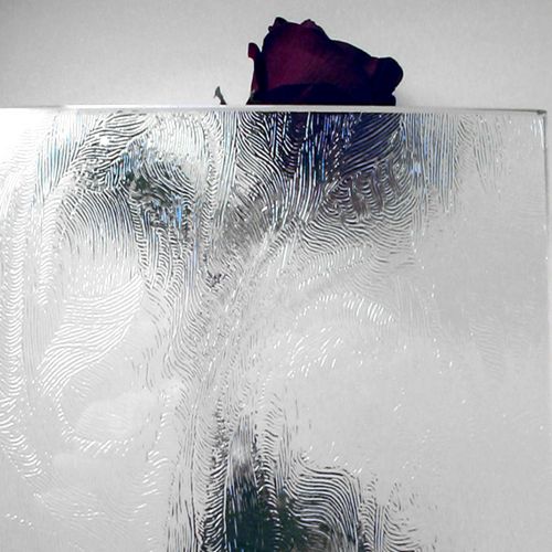 Ornamentglas "Silk", klar 