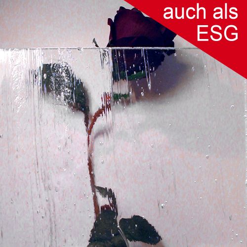 Ornamentglas "Altdeutsch K" als ESG - Sicherheitsglas, klar 