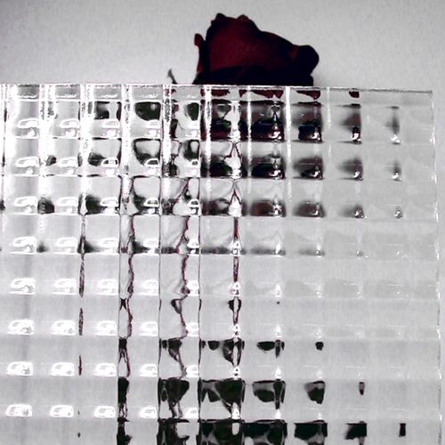 Ornamentglas "Edelit doppelt", klar 