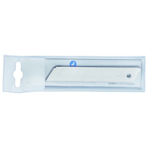 Ersatzklingen für Abbrechmesser, 18mm breit, 10 Stück im Etui 