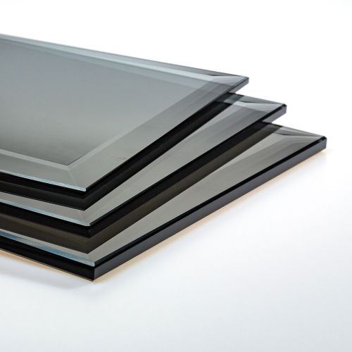 Parsol-Grau Glas mit Facettenschliff 