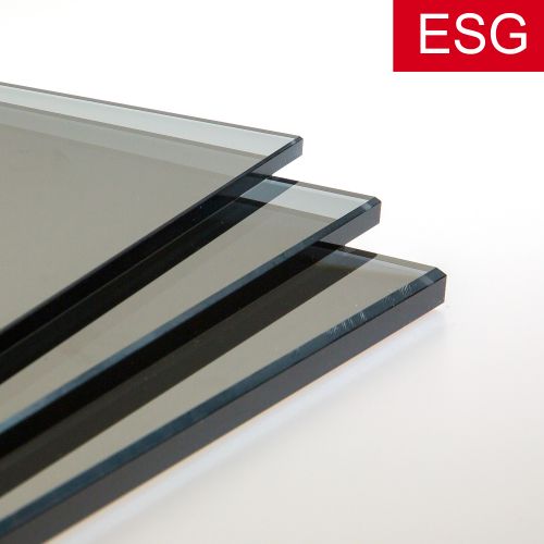 Parsol-Grau Glas als ESG - Sicherheitsglas 