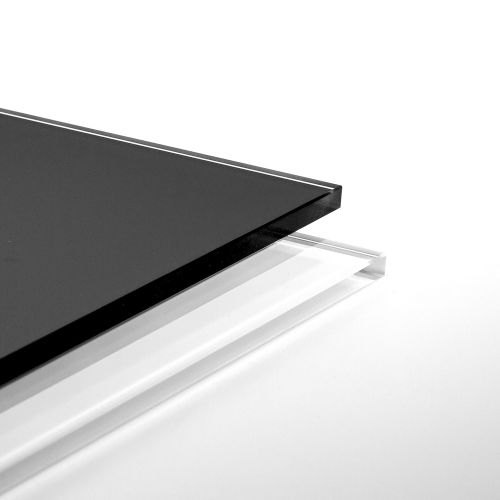 Glas in RAL 9xxx ("Weiß- & / Schwarz- & / Metallictöne") lackiert 