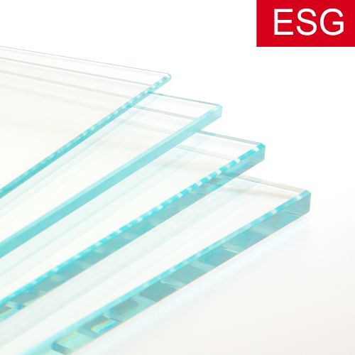 OptiWhite-Glas (Supertransparent) als ESG - Sicherheitsglas 