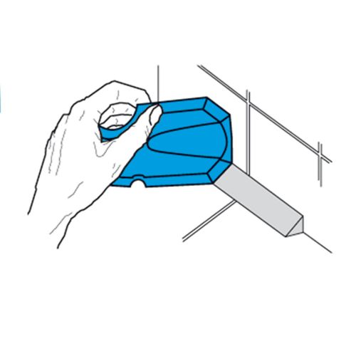 Profi Versiegelungs-Abziehspachtel-Set aus Spezial-Kunststoff, 3teilig im Etui 