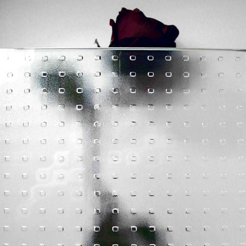 Kühlschrank-Glasplatte, Ornamentglas "Master-Carré", klar 