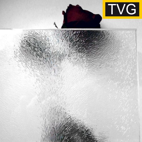 VSG aus TVG - Sicherheitsglas, Ornament "Chinchilla" 