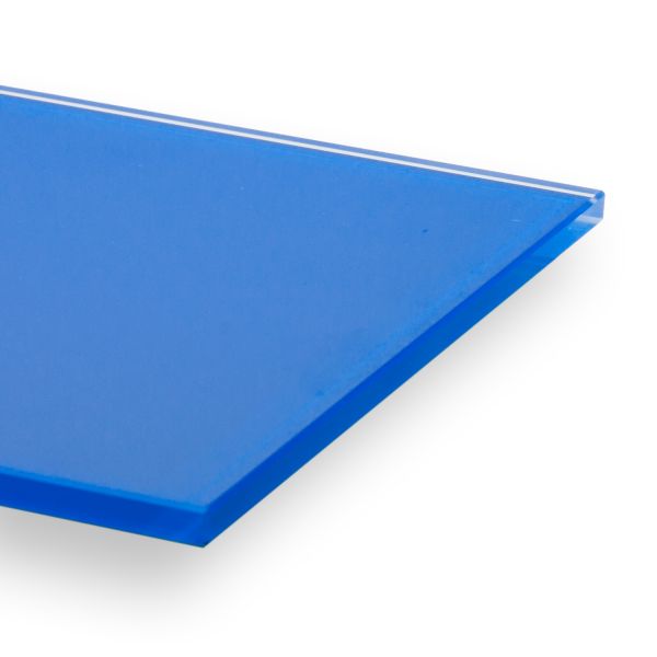 Glas in RAL 5xxx ("Blautöne") lackiert   