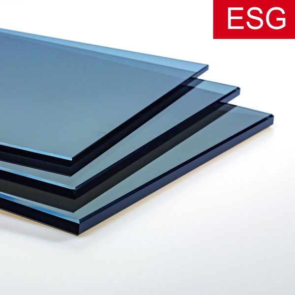 Parsol-Blau Glas "PRO blue" als ESG - Sicherheitsglas   