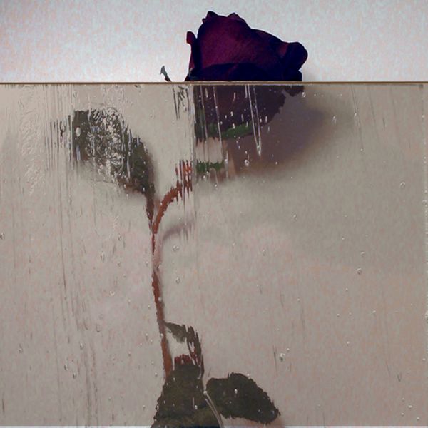 Stärke 4 mm. Mit Struktur "Altdeutsch K", bronze. Laternen- & Leuchtenscheibe   