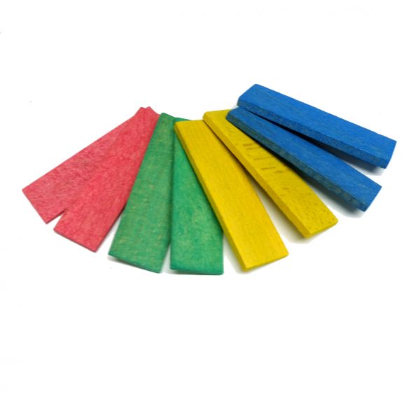 Verglasungsklötze 8,0 x 2,5 cm als SET (8 Stück)   