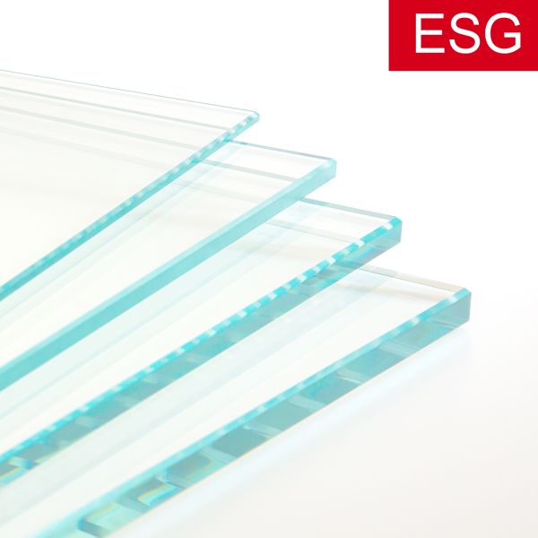 OptiWhite-Glas (Supertransparent) als ESG - Sicherheitsglas   
