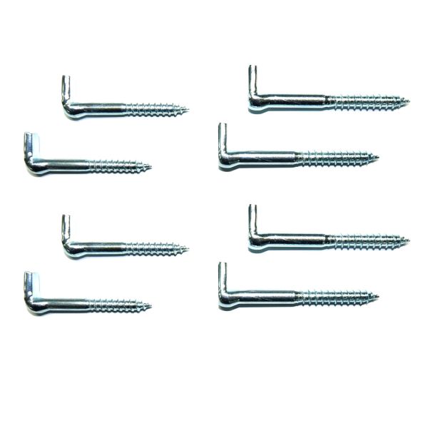 Schraubhaken als Kreuzschlitzhaken, SET (8 Stück)   276152050 (50 mm), 2761526065 (65 mm)