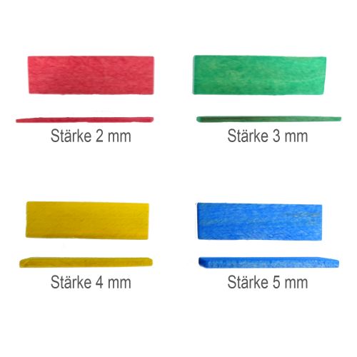 Verglasungsklötze 8,0 x 2,5 cm als SET (8 Stück)  Vorschaubild #2